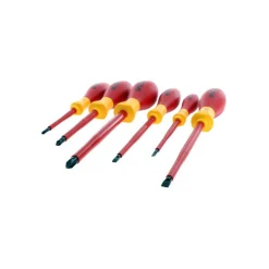 Screwdriver Set: 6 Pc, Phillips & Slotted