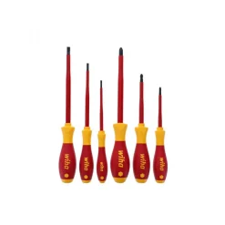 Screwdriver Set: 6 Pc, Phillips & Slotted