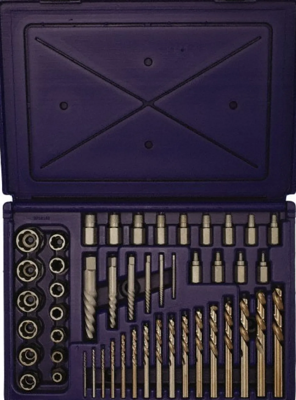 Screw Extractor & Drill: 48 Pc