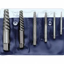 Screw Extractor Set: 6 Pc