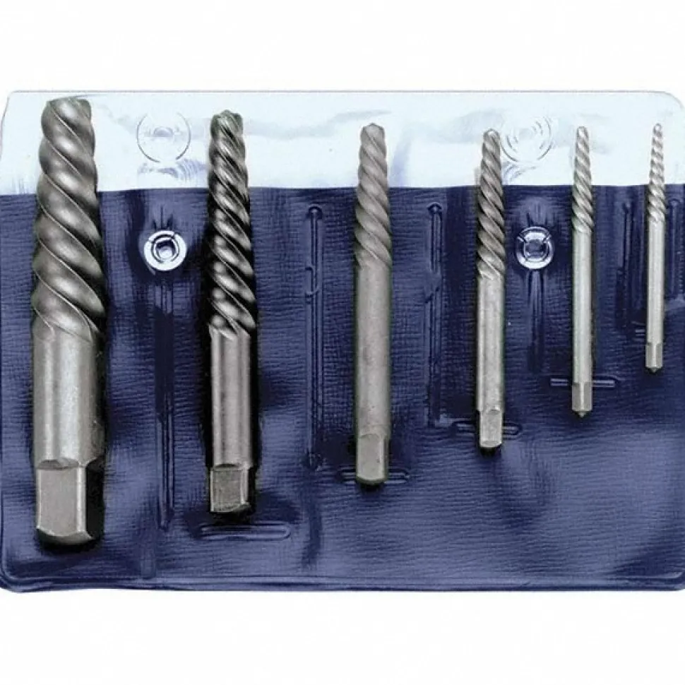 Screw Extractor Set: 6 Pc