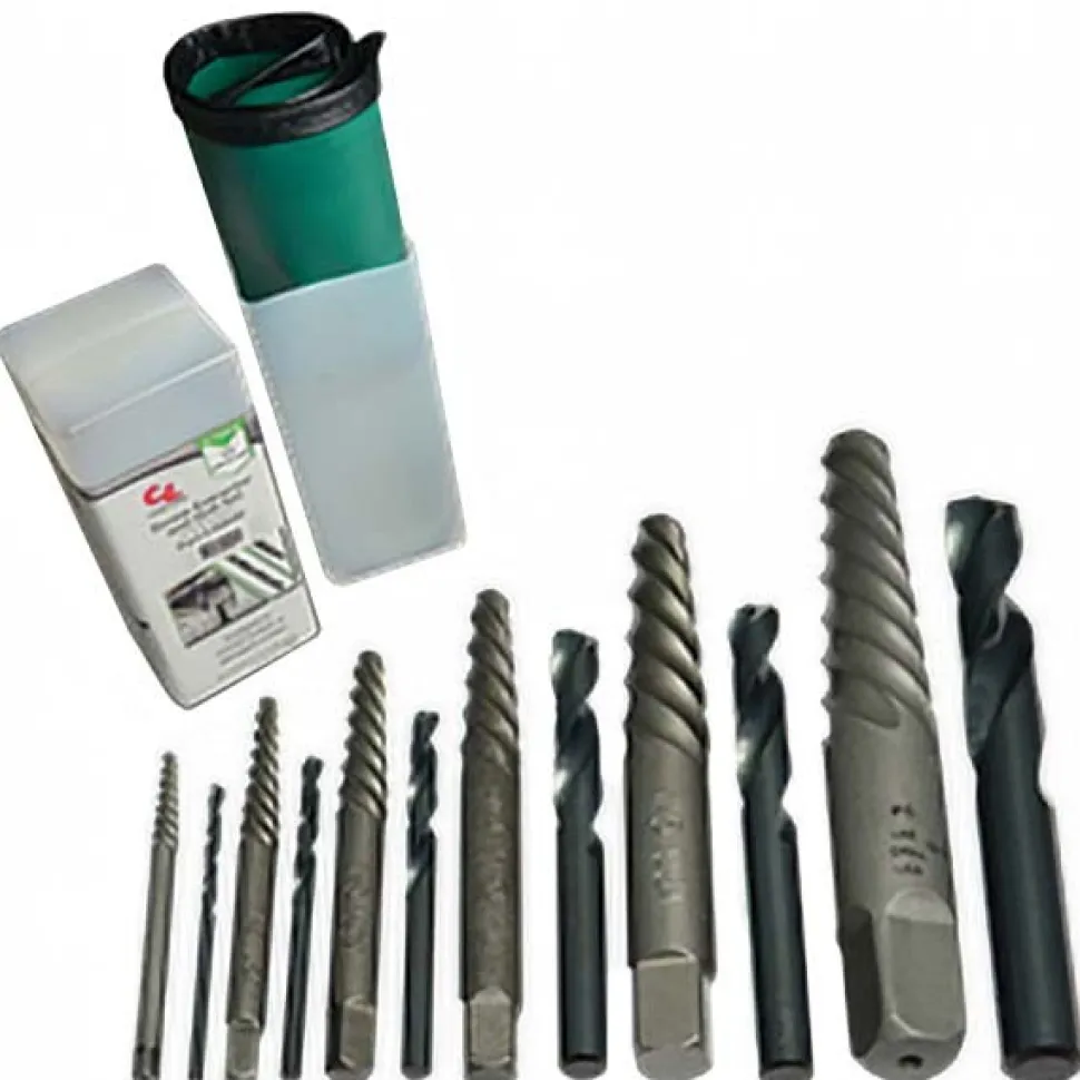 Screw Extractor Set: 12 Pc