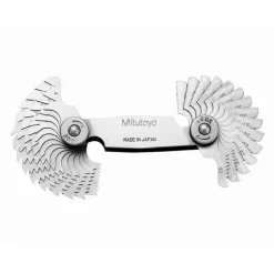 Screw Pitch Gages: Measurement Type: Inch/Metric; Threads per Inch Range: 4 - 56; Pitch Range (mm): 0.50-6.00; Thread Angle (Degrees): 60.00; Number of Leaves: 28