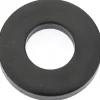 1/2" Screw Standard Flat Washer: Grade 1010 Case-Hardened Steel, Black Oxide