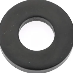 1/2" Screw Standard Flat Washer: Grade 1010 Case-Hardened Steel, Black Oxide