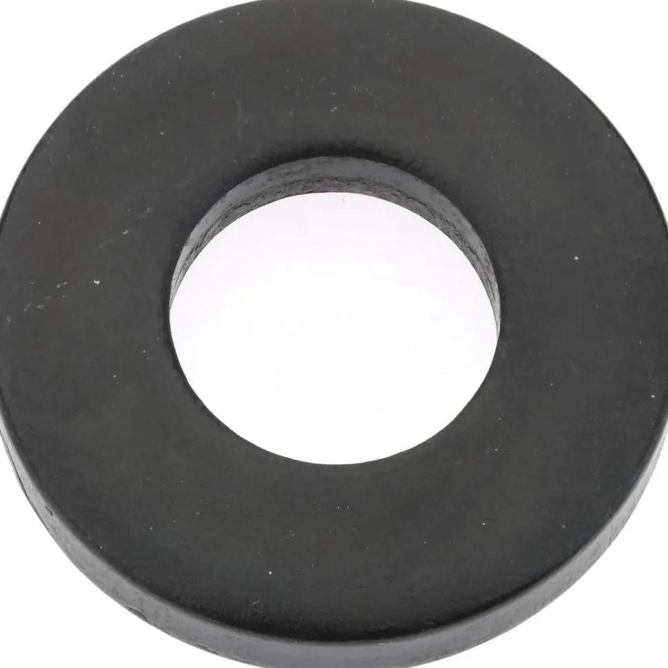 1/2" Screw Standard Flat Washer: Grade 1010 Case-Hardened Steel, Black Oxide