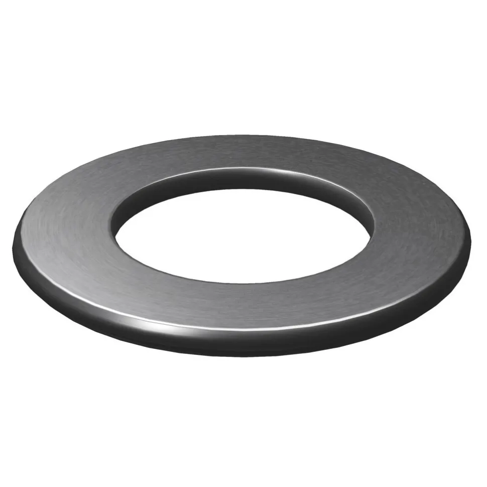 1/2" Screw Standard Flat Washer: Grade 1010 Case-Hardened Steel, Black Oxide