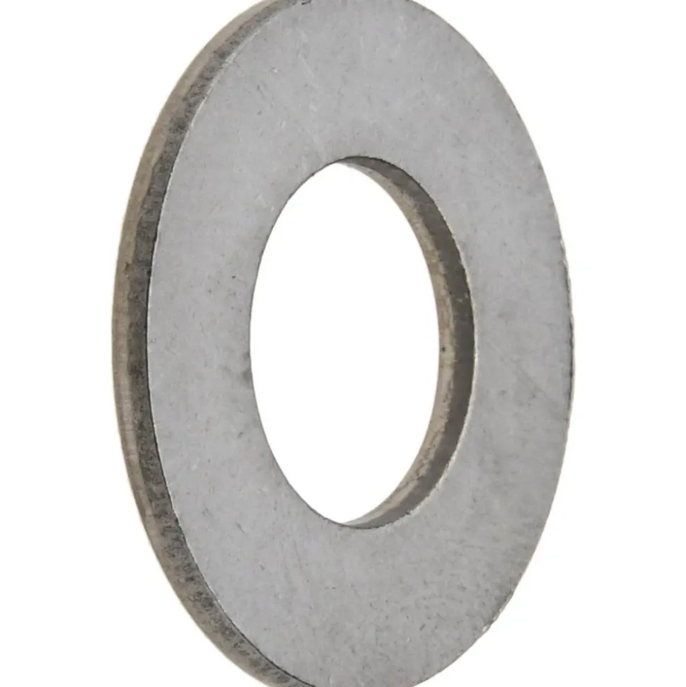 1/2" Screw Standard Flat Washer: Grade 316 Stainless Steel, Bright/Uncoated