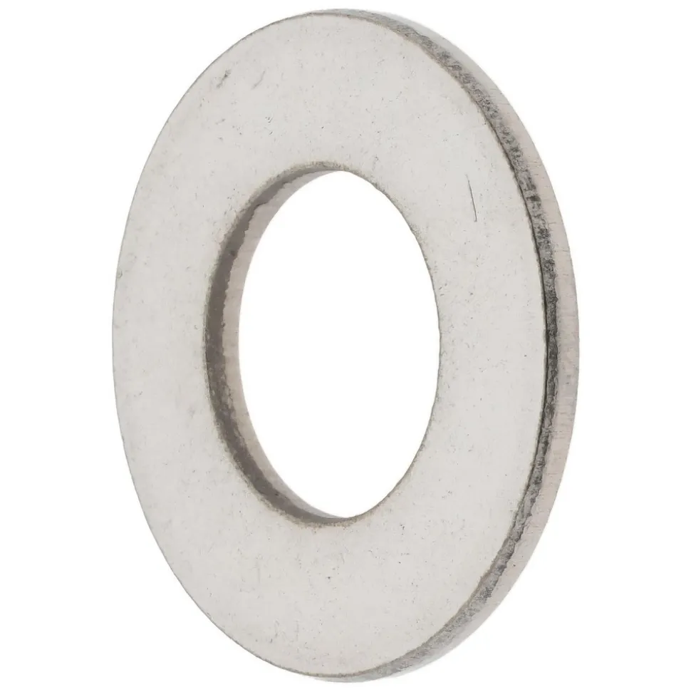 3/8" Screw Standard Flat Washer: Grade 316 Stainless Steel, Bright/Uncoated