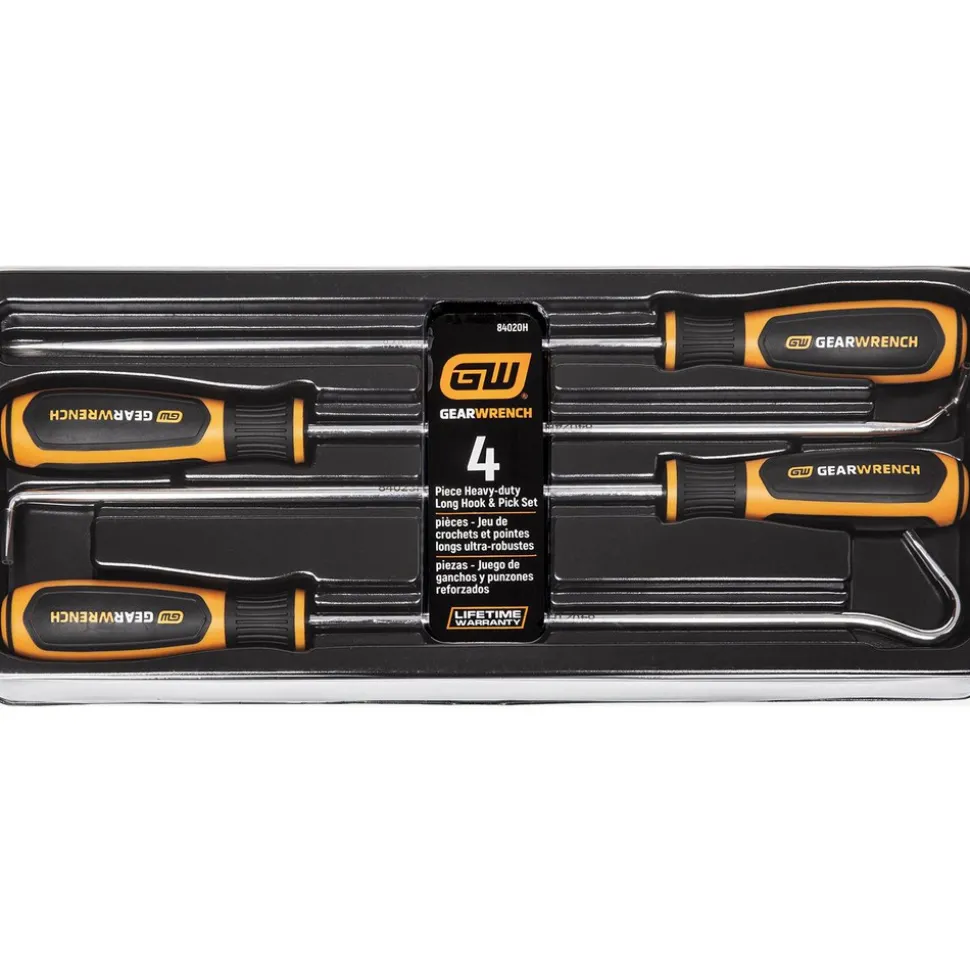 Scriber & Probe Sets: Set Type: Hook & Pick Scriber Set; Container Type: None; Material: Steel