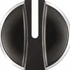 Selector Switch Only: 2 Positions, Maintained (MA), Black Knob