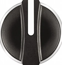 Selector Switch Only: 2 Positions, Maintained (MA), Black Knob