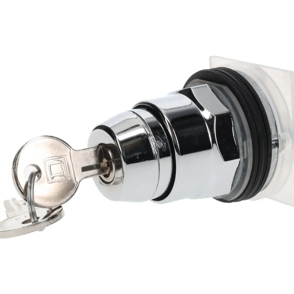 Selector Switch Only: 4 Positions, Maintained (MA), 600V, Black Knob & Push Button