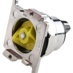 Selector Switch: 2 Positions, Maintained (MA), 0.5 Amp, Black Knob