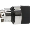 Selector Switch: 2 Positions, Maintained (MA), Black Handle