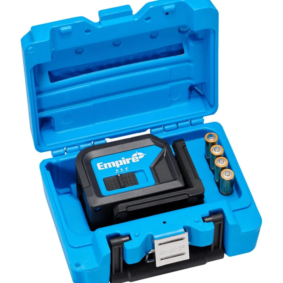Self Leveling Cross Line Laser Level: 2 Beams, Green Beam