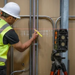 Self Leveling Laser Level: 2 Beams, Red Beam