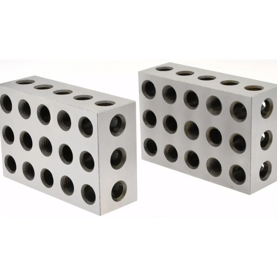 Setup Block: 0.0003 Squareness, Hardened Steel, 2-4-6 Block