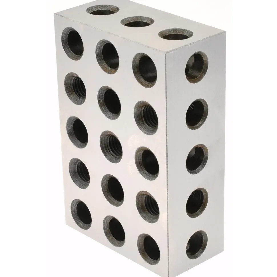 Setup Block: 0.0003 Squareness, Hardened Steel, 2-4-6 Block
