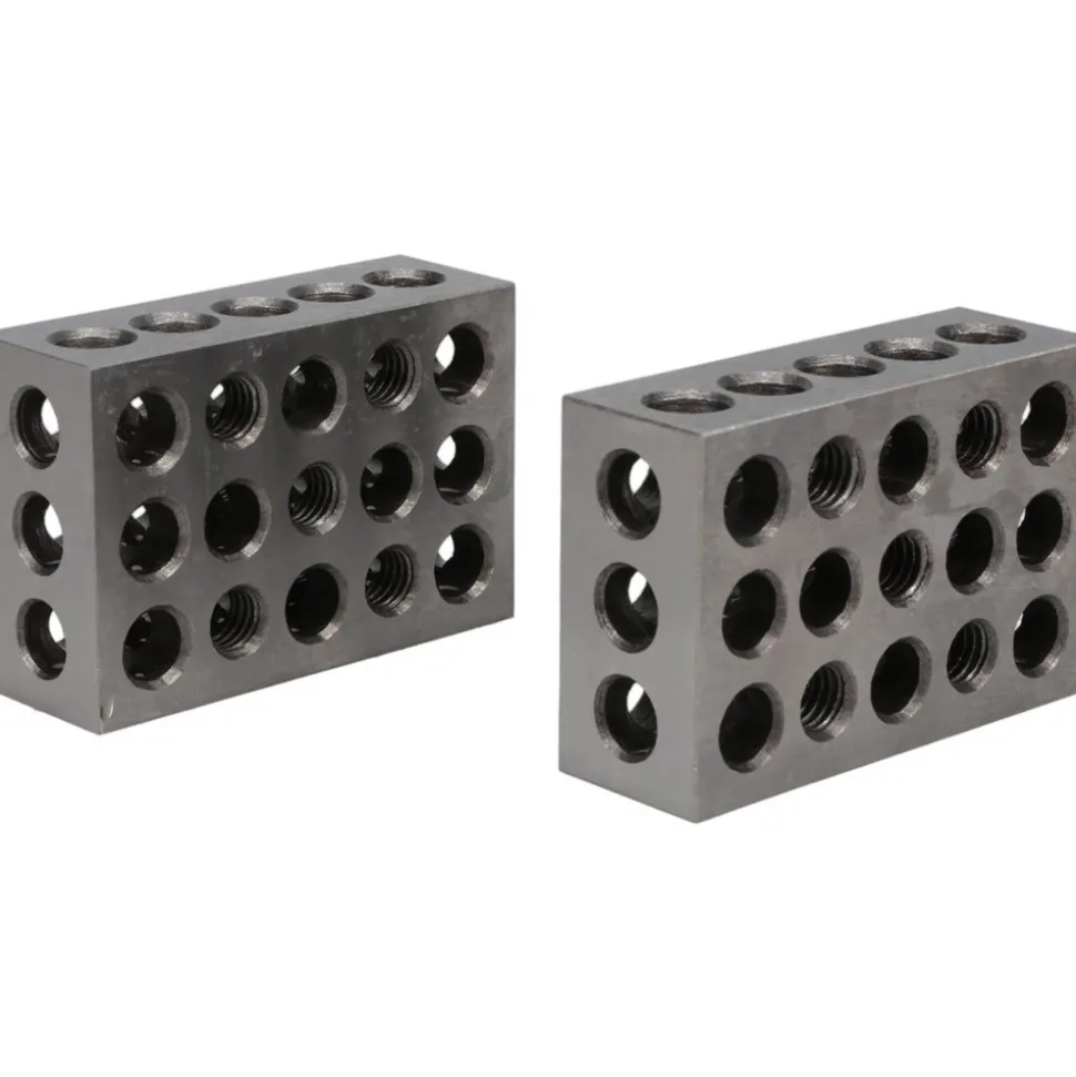 Setup Block: 0.0003 Squareness, Hardened Steel, 1-2-3 Block