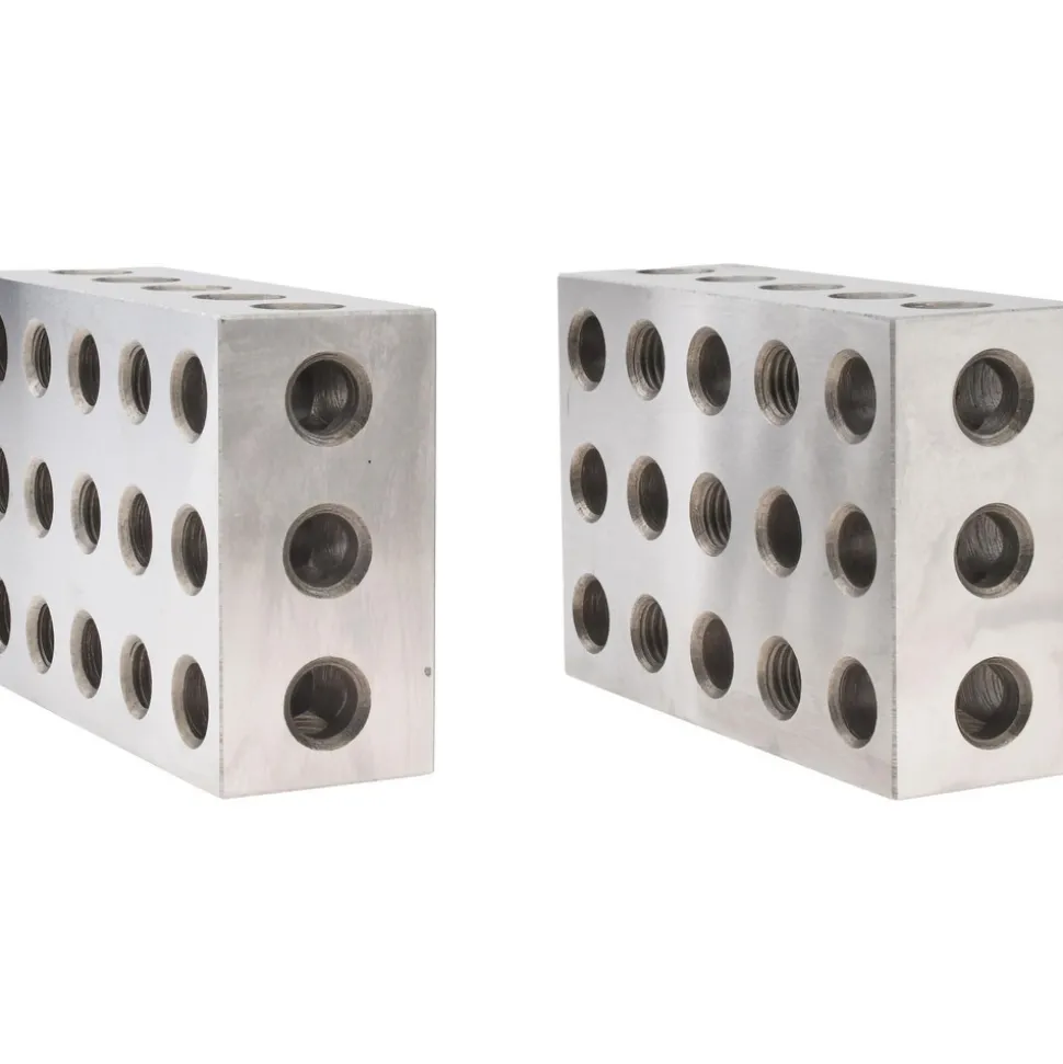 Setup Block: 0.0003 Squareness, Hardened Steel, 2-4-6 Block