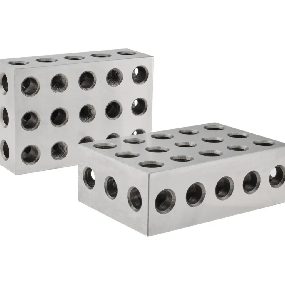 Setup Block: 0.0003 Squareness, Hardened Steel, 2-4-6 Block