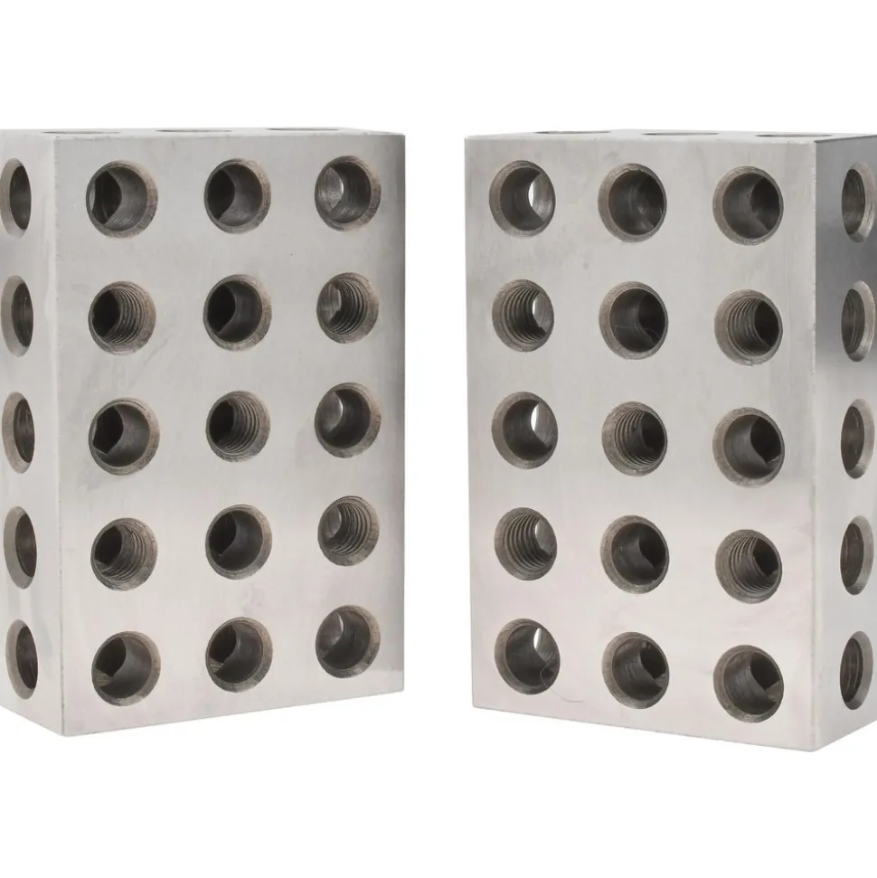 Setup Block: 0.0003 Squareness, Hardened Steel, 2-4-6 Block