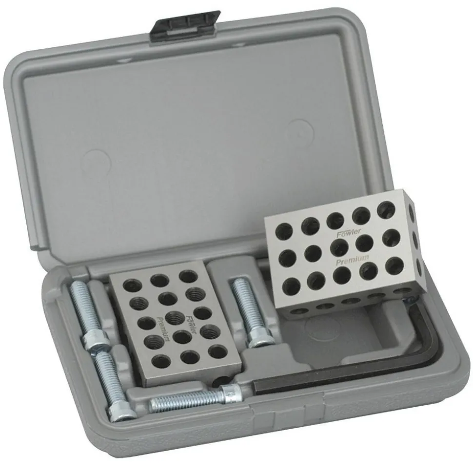 Setup Block: 0.0003 Squareness, Hardened Steel, 1-2-3 Block