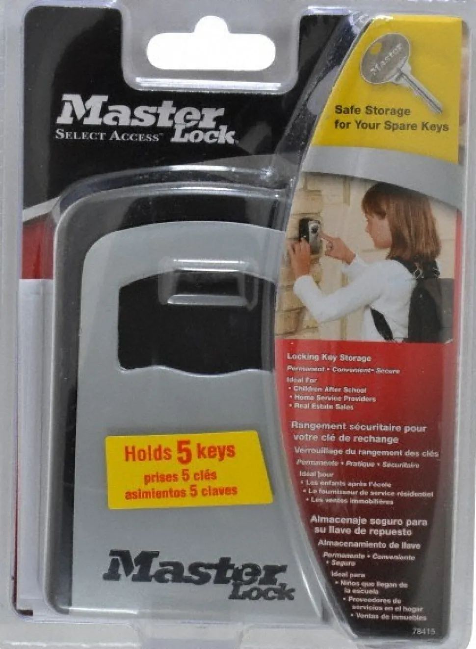 Set-Your-Own Combination Wall Mount Key Safe