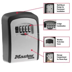 Set-Your-Own Combination Wall Mount Key Safe