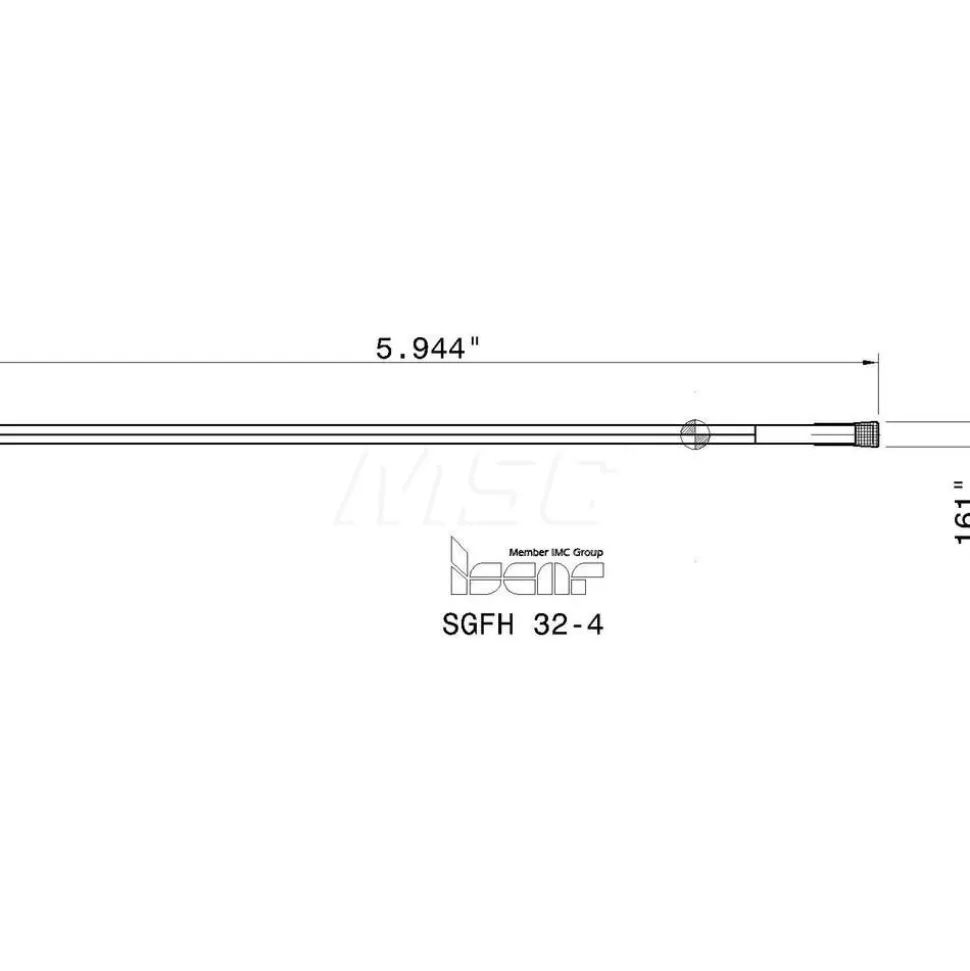 SGFH Double End Right Hand Indexable Cutoff Blade