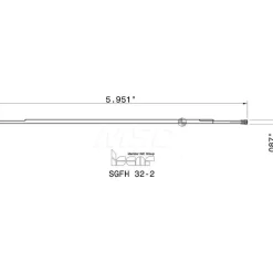 SGFH Double End Right Hand Indexable Cutoff Blade