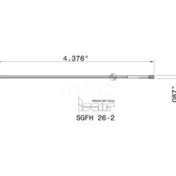 SGFH Double End Right Hand Indexable Cutoff Blade