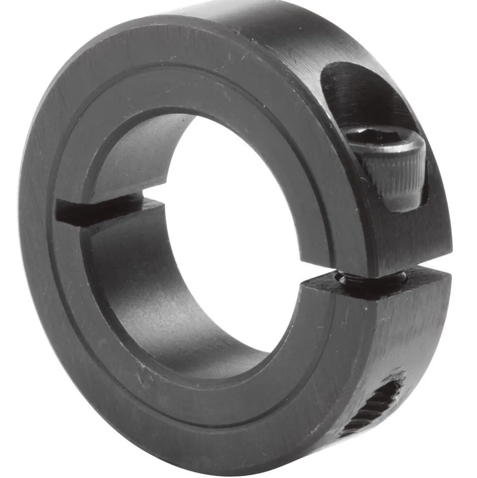 Shaft Collar: Clamp, 0.625" Bore Dia, 1-5/16" OD, Steel