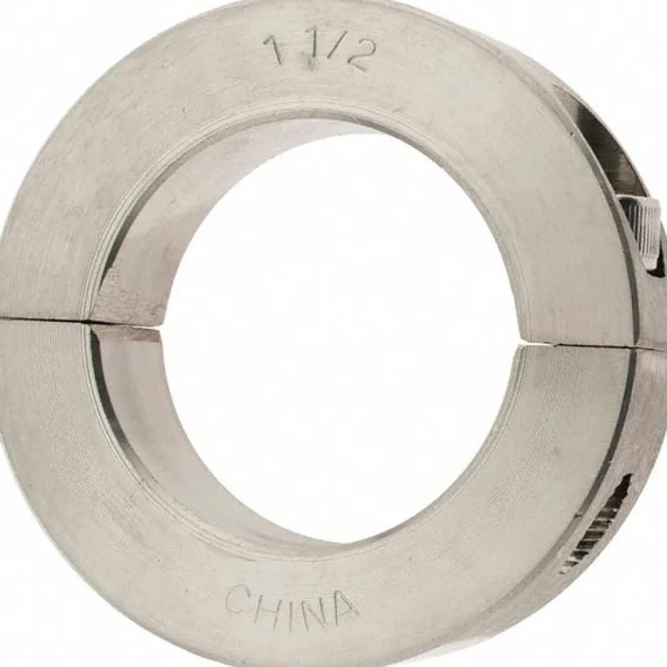 Shaft Collar: Shaft, 2-3/8" OD, Stainless Steel