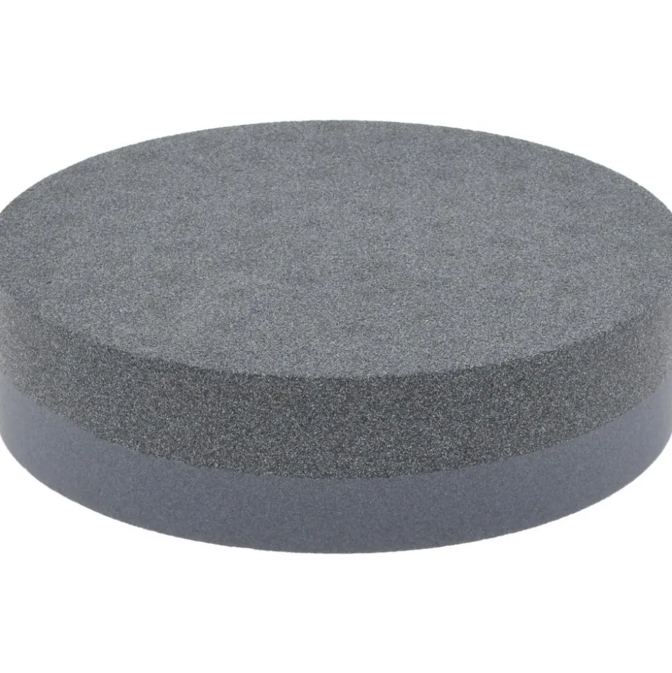 Sharpening Stone: 1'' Thick, Round, Silicon Carbide