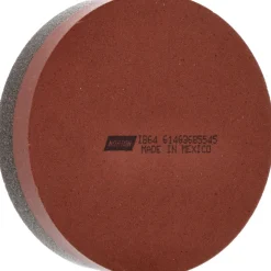 Sharpening Stone: 1'' Thick, Round, Aluminum Oxide