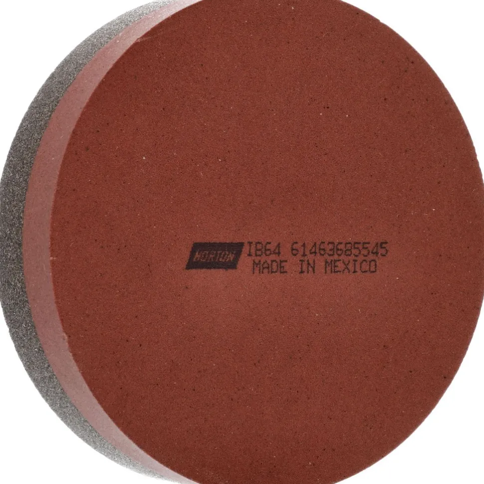 Sharpening Stone: 1'' Thick, Round, Aluminum Oxide