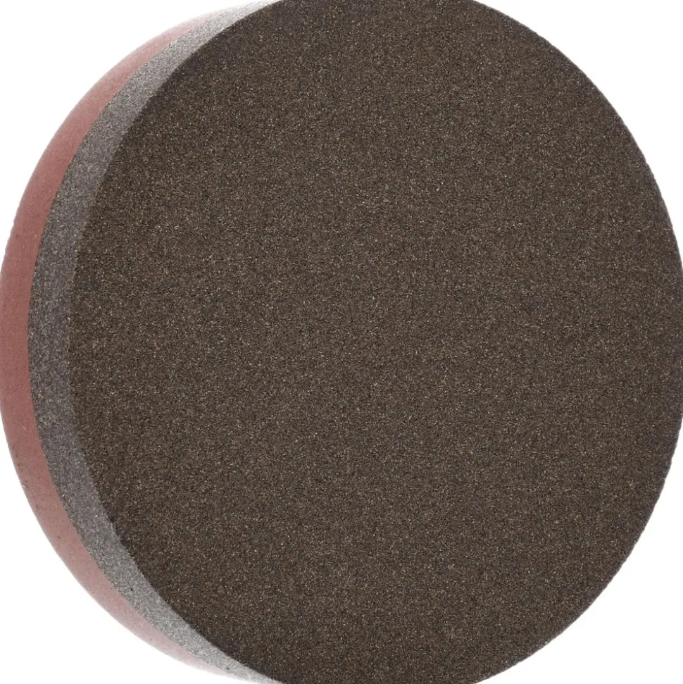 Sharpening Stone: 1'' Thick, Round, Aluminum Oxide