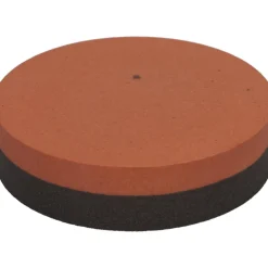 Sharpening Stone: 1'' Thick, Round, Aluminum Oxide