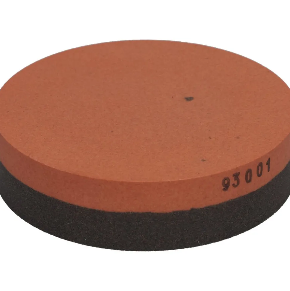 Sharpening Stone: 1'' Thick, Round, Aluminum Oxide