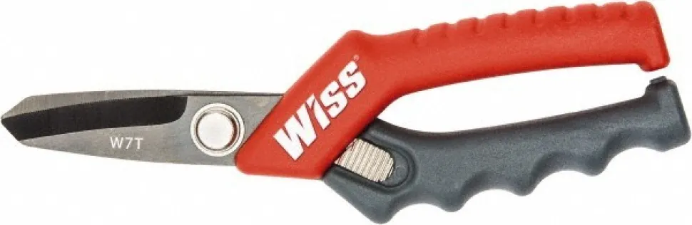 Shears: 7" OAL, 1-3/4" LOC, Stainless Steel Blades