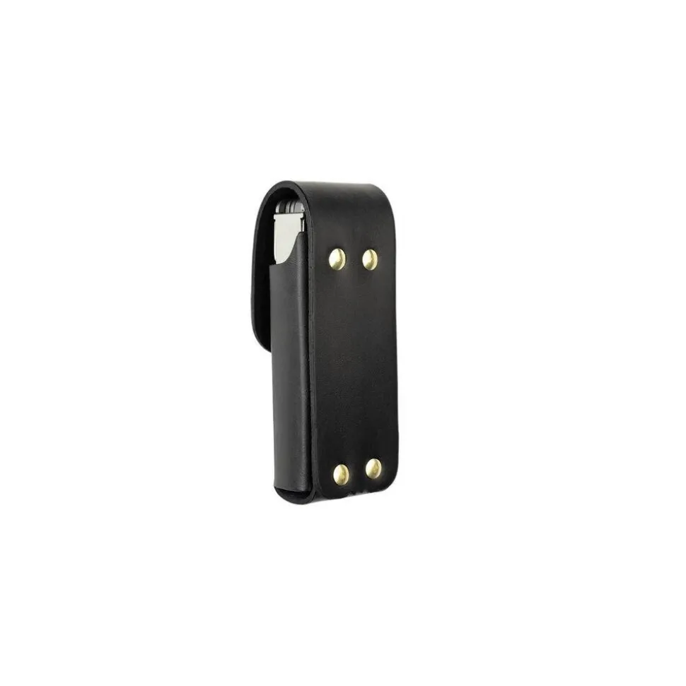 Sheath: 1 Pocket, Leather, Black