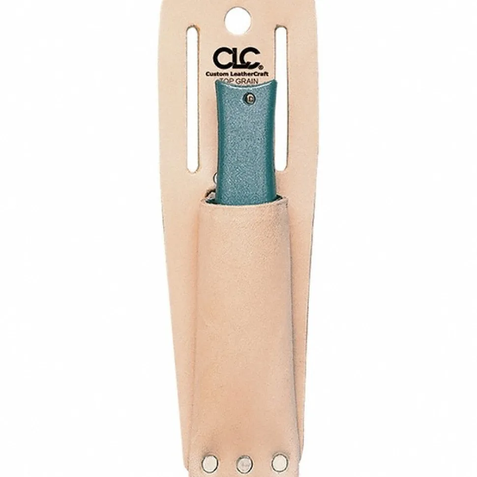 Sheath: 1 Pocket, Leather, Natural