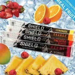 Shield Freeze Pop: 3 oz Pouch, Assorted Flavors, Frozen Liquid, Yields 3.00 oz