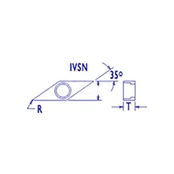 Shim for Indexables: 3/8" Inscribed Circle