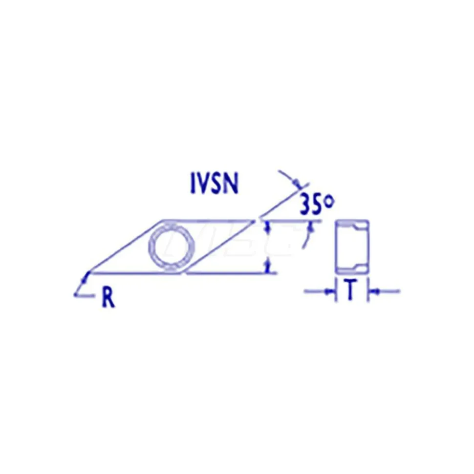 Shim for Indexables: 3/8" Inscribed Circle