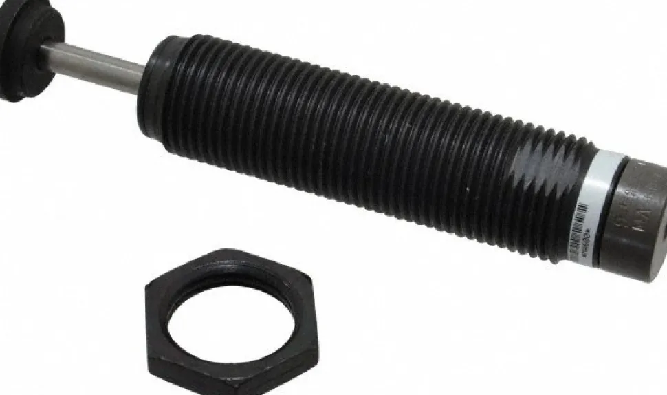 Shock Absorber: 6.87 lb, 25.4 mm Stroke, 142.6 mm OAL, 6.3 mm Rod, 22.4 mm OD, 1-12