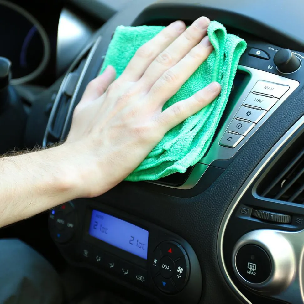Shop Towel: Virgin, Microfiber Microfiber