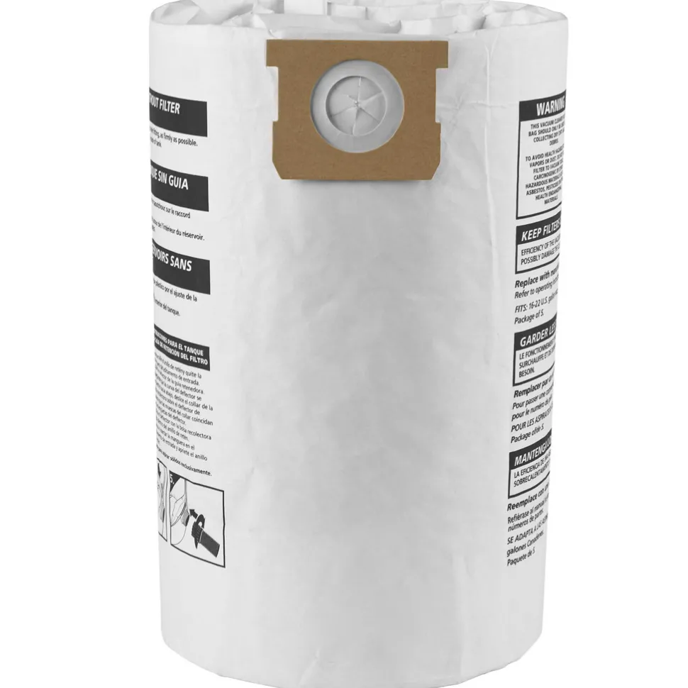 Shop-Vac 5-8 Gallon Disposable Filter Bags (3 Pack)